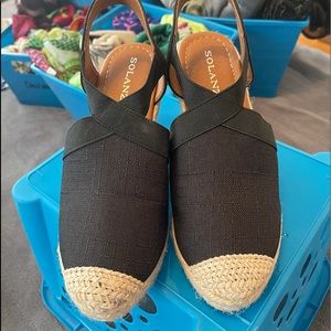 Espadrille wedge sandals